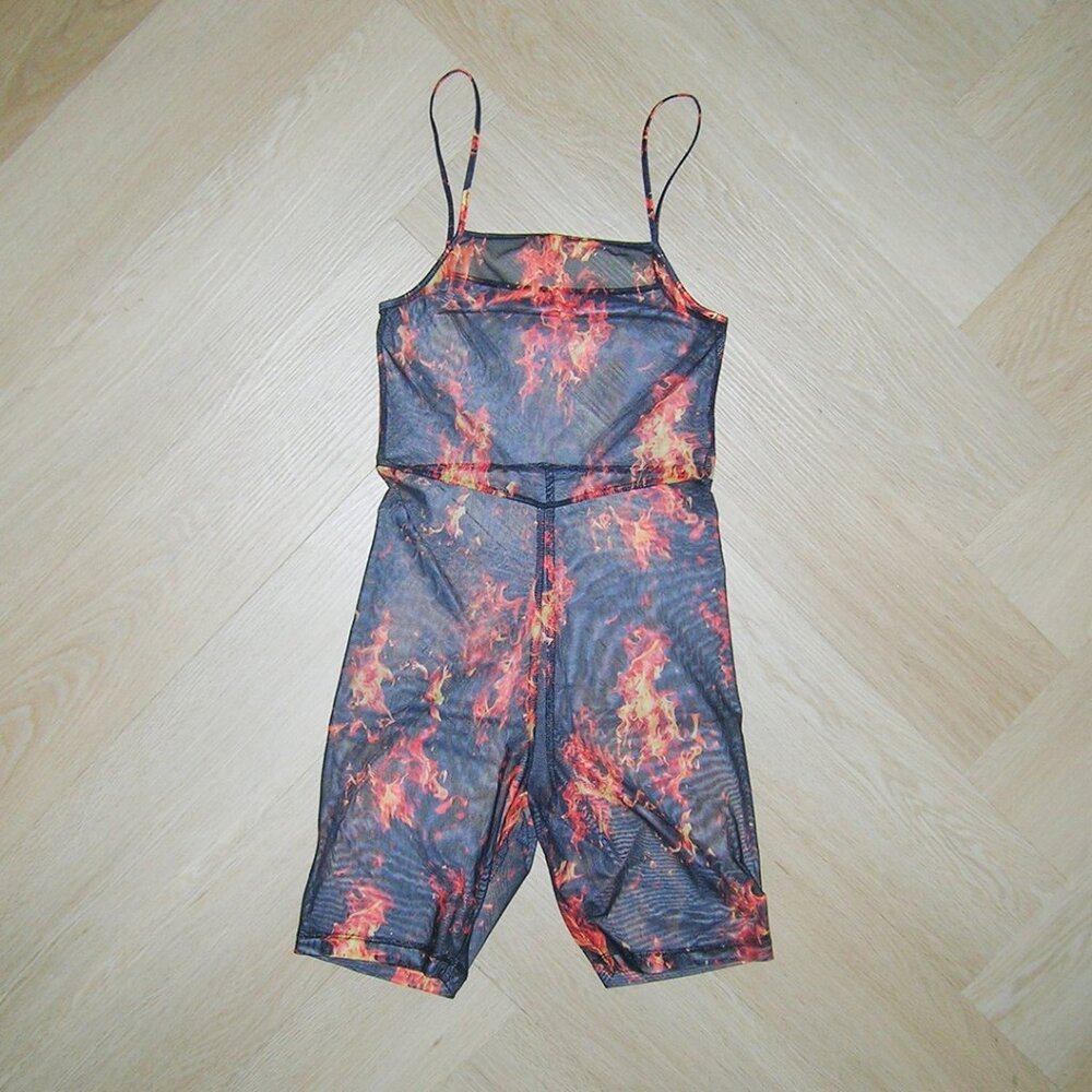Motel Rocks Solina Mesh Leotard